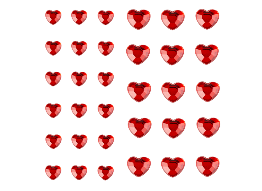 Red Love Crystal Gems - PaintLab