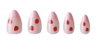Pink Strawberry Press-on Nails