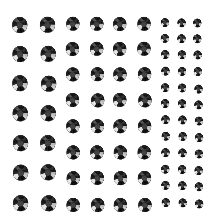 Black Tie Crystal Eye Gems