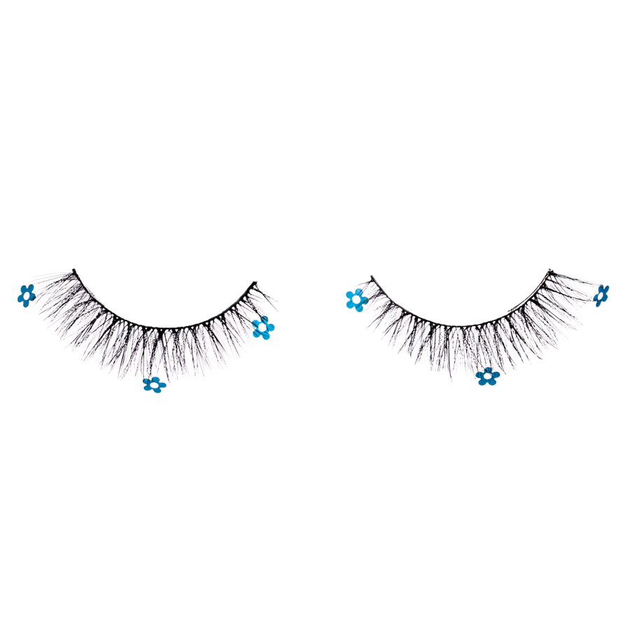 Blue Floral Lashes - PaintLab
