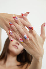Frenchie Floral Press-on Nails - PaintLab