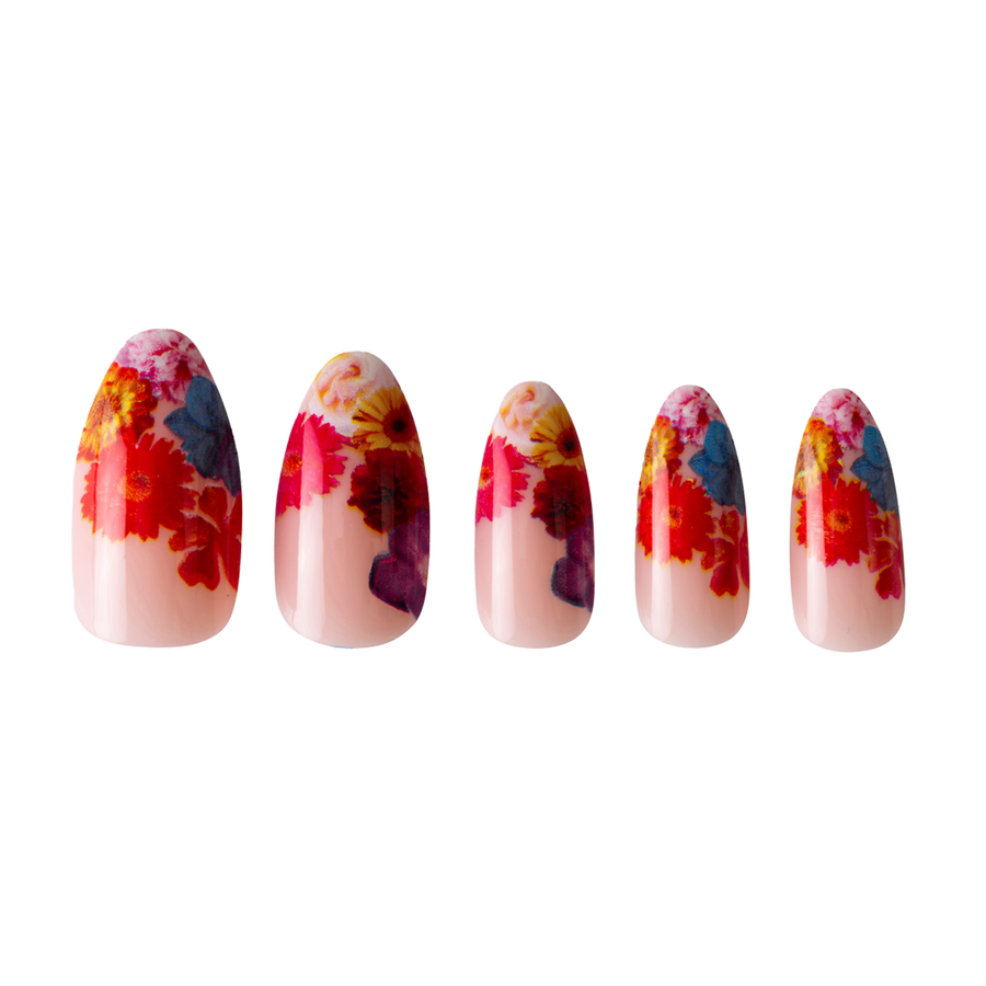 Frenchie Floral Press-on Nails - PaintLab